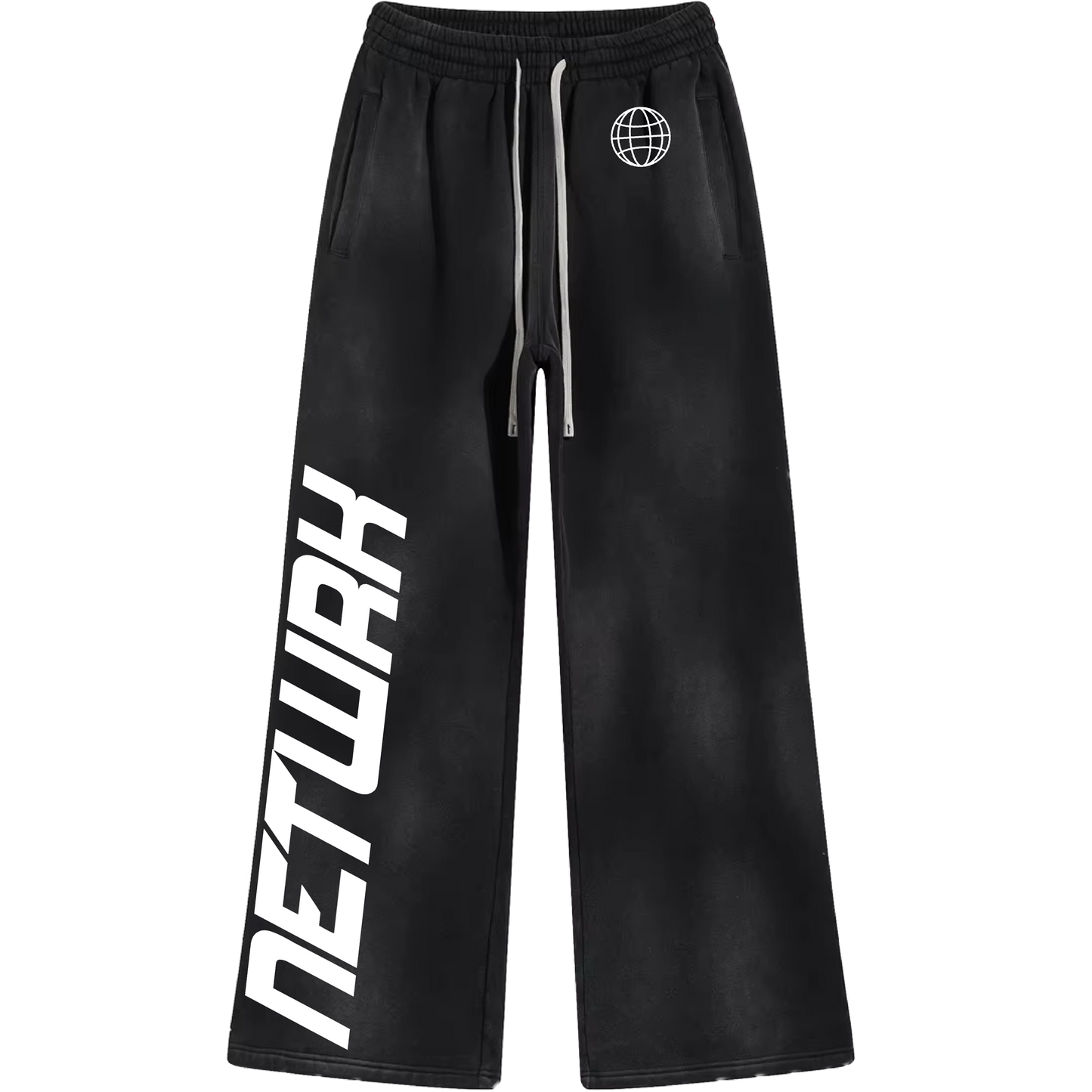 BLACK BIG LOGO SWEATS
