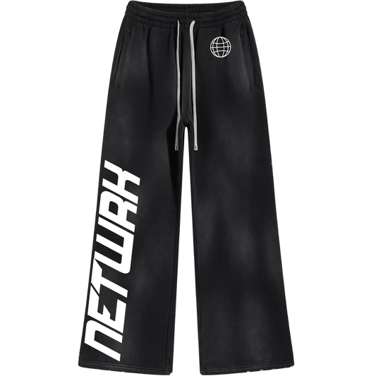 BLACK BIG LOGO SWEATS
